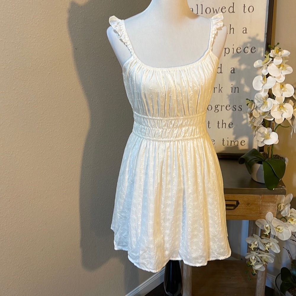 Eyelet sun dress sz:S.  TRN3